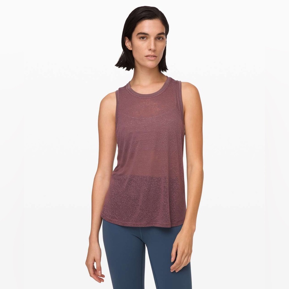 Lululemon Timeless Classic Tank Antique Bark Est.‎ Size Small EUC